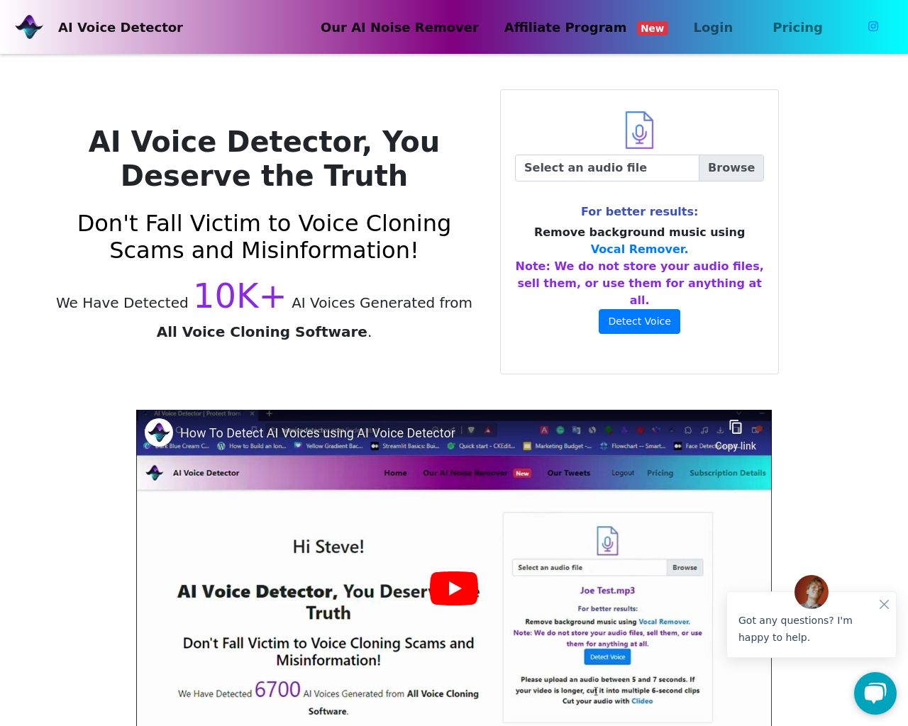 AI Voice Detector - AI Generated Voice Detector