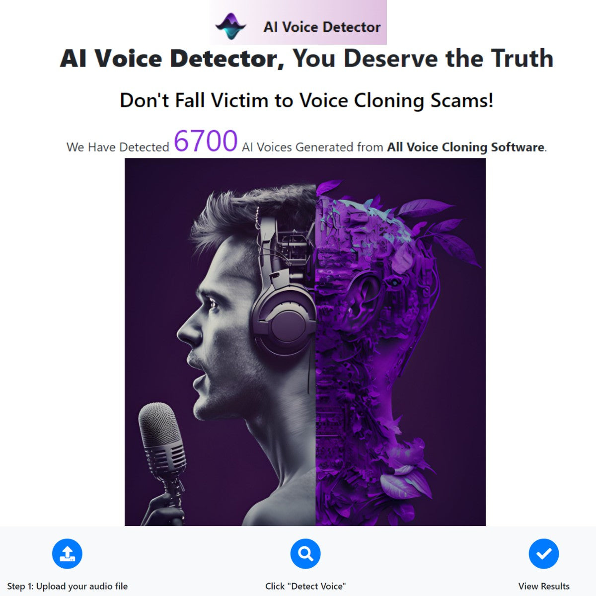 AI Voice Detector - AI Generated Voice Detector
